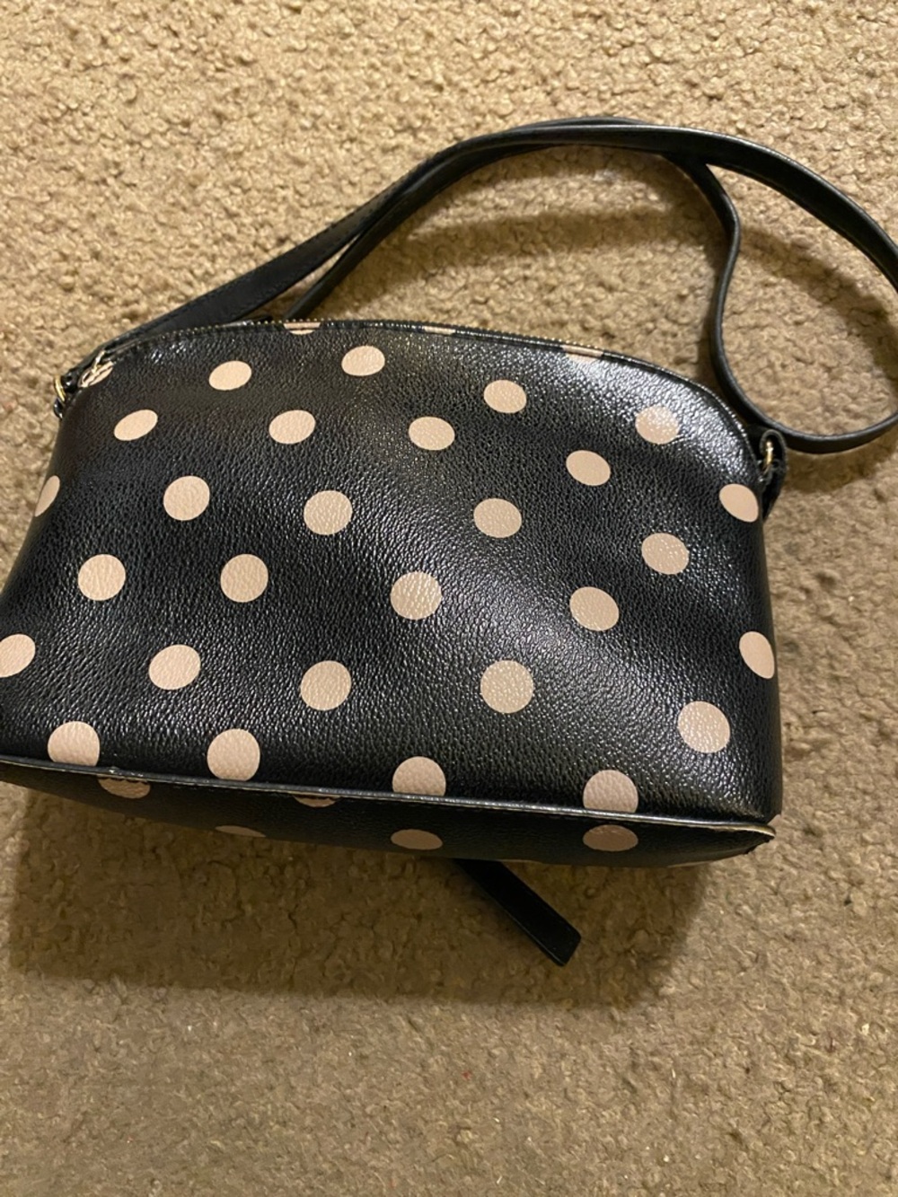 kate spade Black and Cream Polka Dot Crossbody - Picture 5 of 5